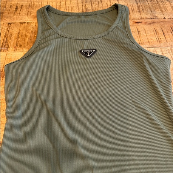 Prada Tank Dress Large Olive Green size XL no return no refunds all sales final - Picture 2 of 2